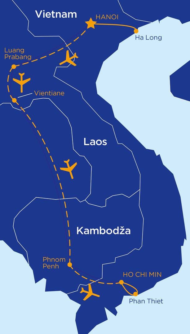 Vietnam - Laos - Kambodža – fotka 2