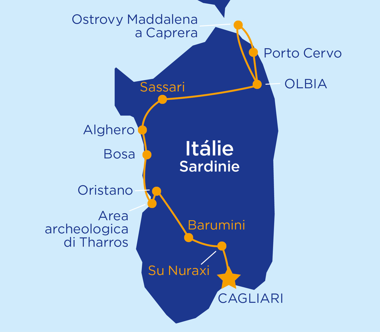 Sardinie - okruh smaragdovým ostrovem – fotka 2
