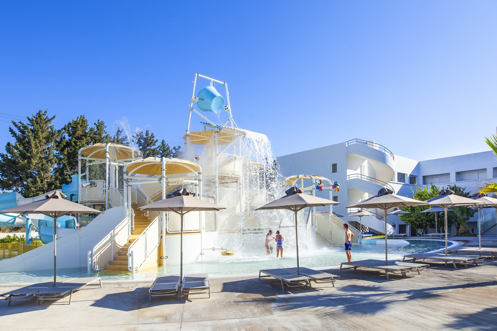 Blue sea Island hotel, Rhodos, Řecko