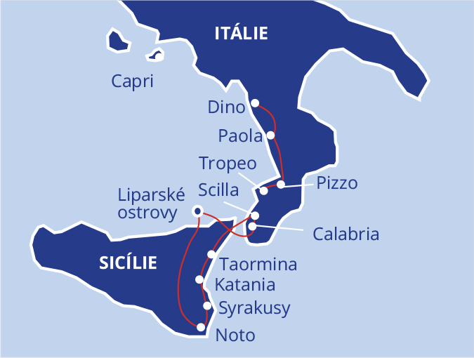 Na špičce boty Itálie - Kalábrie a Sicílie – fotka 8