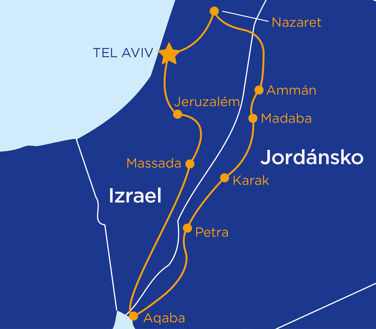 Izrael a Jordánsko s koupáním u Mrtvého moře – fotka 2