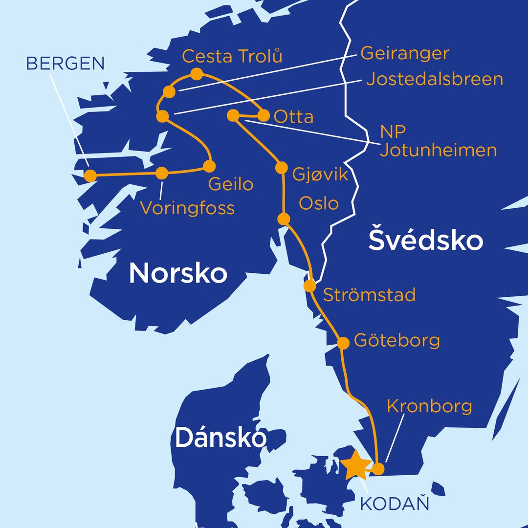Bergen, fjordy a krásy Norska – fotka 2