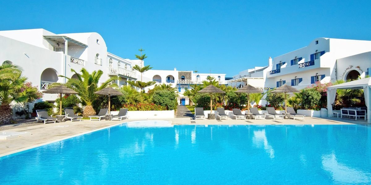 Hotel Mediterranean Beach Santorini Greece Holidays Reviews Hotel Mediterranean Beach