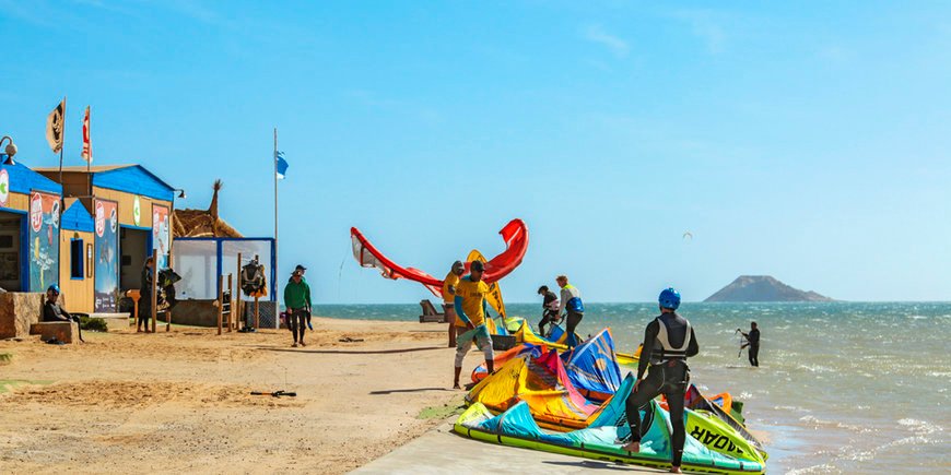 Obóz kitesurfingowy  – Dakhla, 1 tydzień -  Hotel Papi 