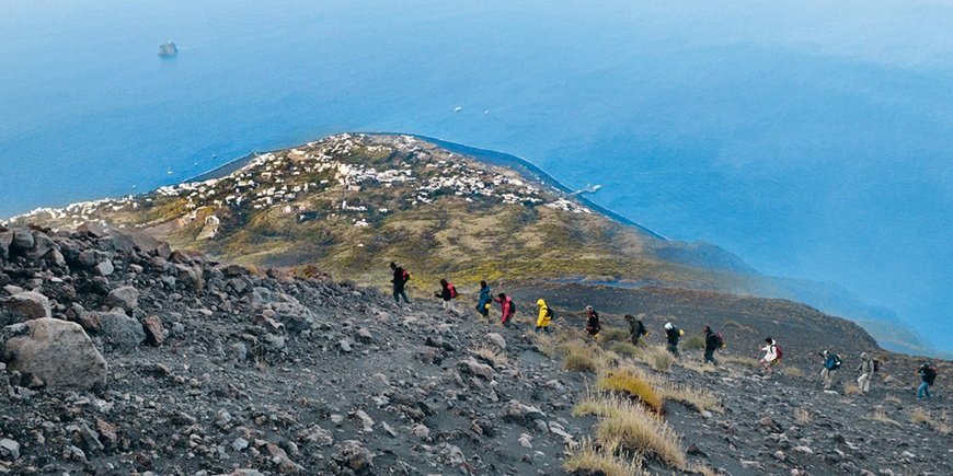 Kalabria ze Stromboli w tle -  Hotel Papi 