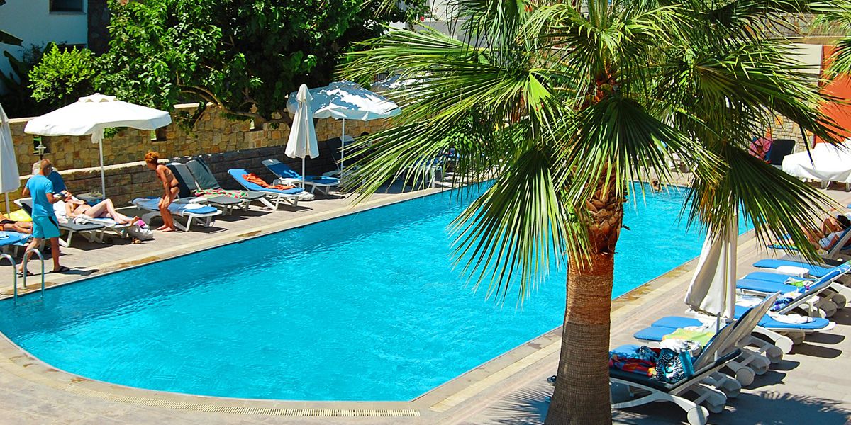 Tiana Beach Hotel 4*, Турция, Бодрум (Bodrum) / Кадикалеси (kadikalesi). Керем Резорт. Kerem Resort Турция. Видео Керем Ресот Тургутрейс.