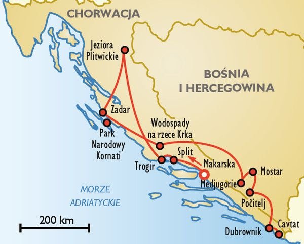 chorwacja medjugorie mapa Dubrownik i spółka   Chorwacja   Wycieczki, Opinie | ITAKA