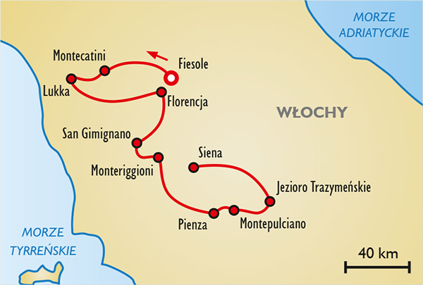 toskania mapa turystyczna Toskania z dedykacją   Włochy   Wycieczki, Opinie | ITAKA