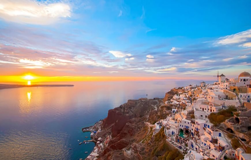 Rejs – Santorini o zachodzie słońca