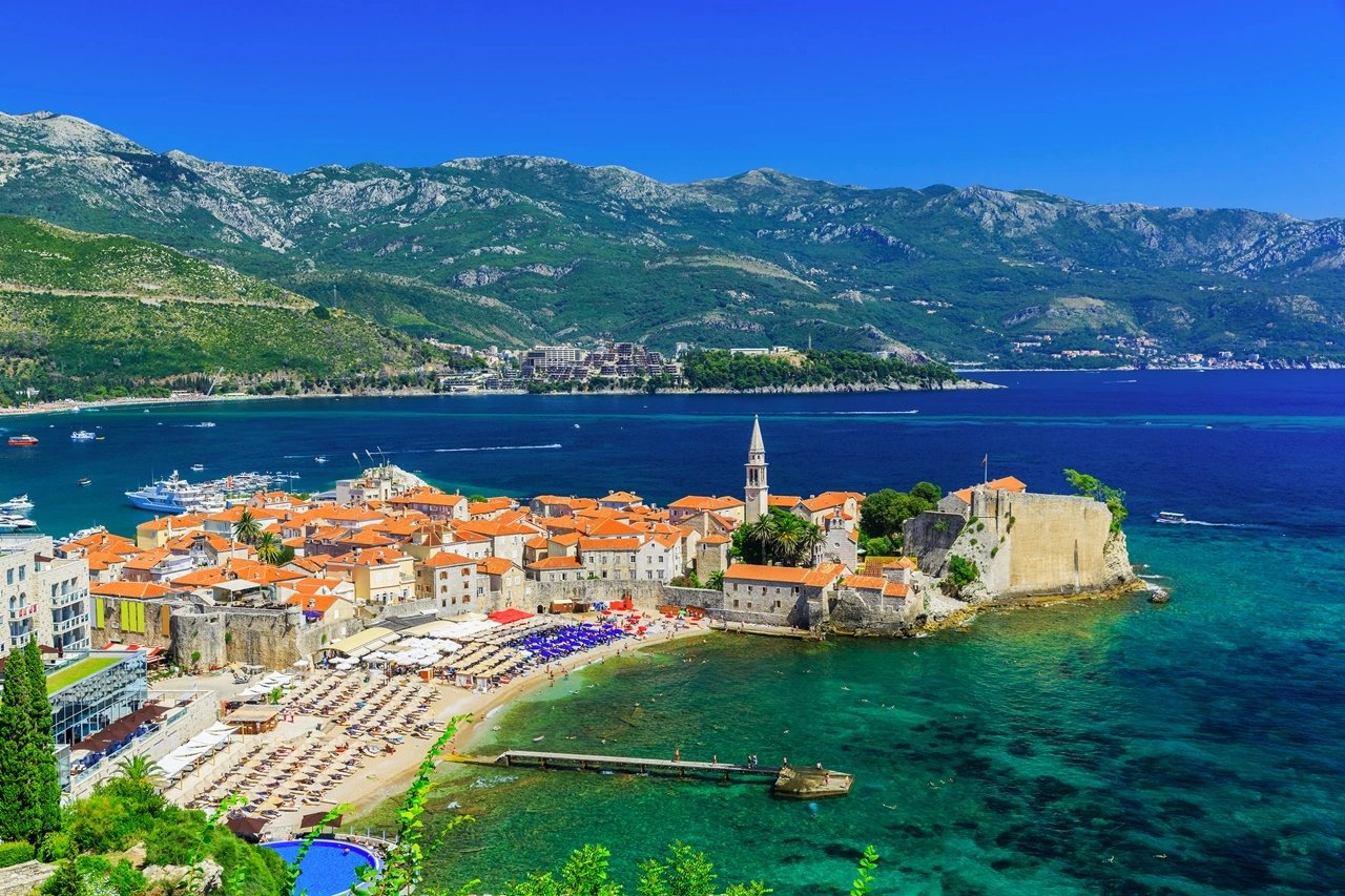 Budva i Tivat z południa