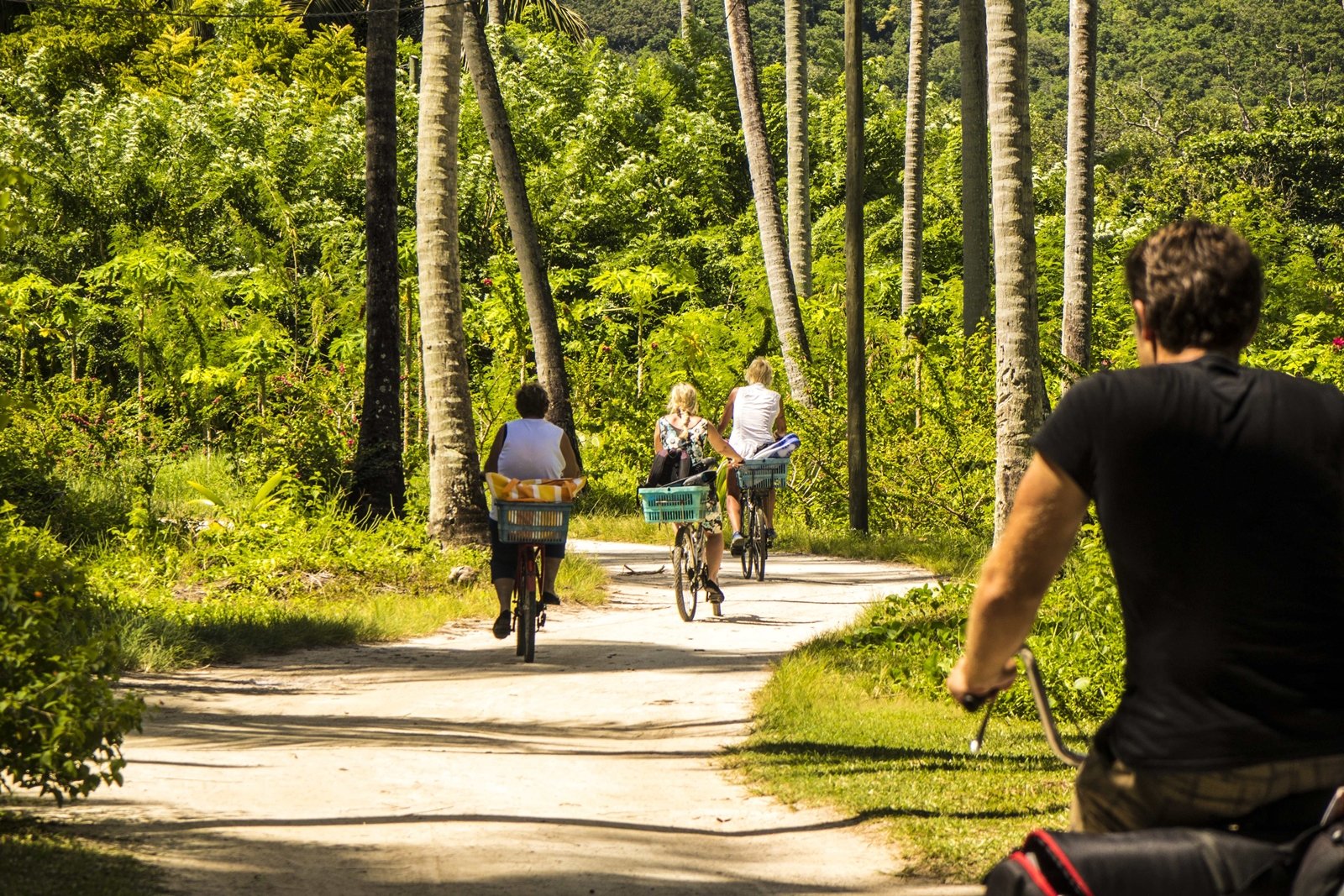 Rowerem przez La Digue z Praslin