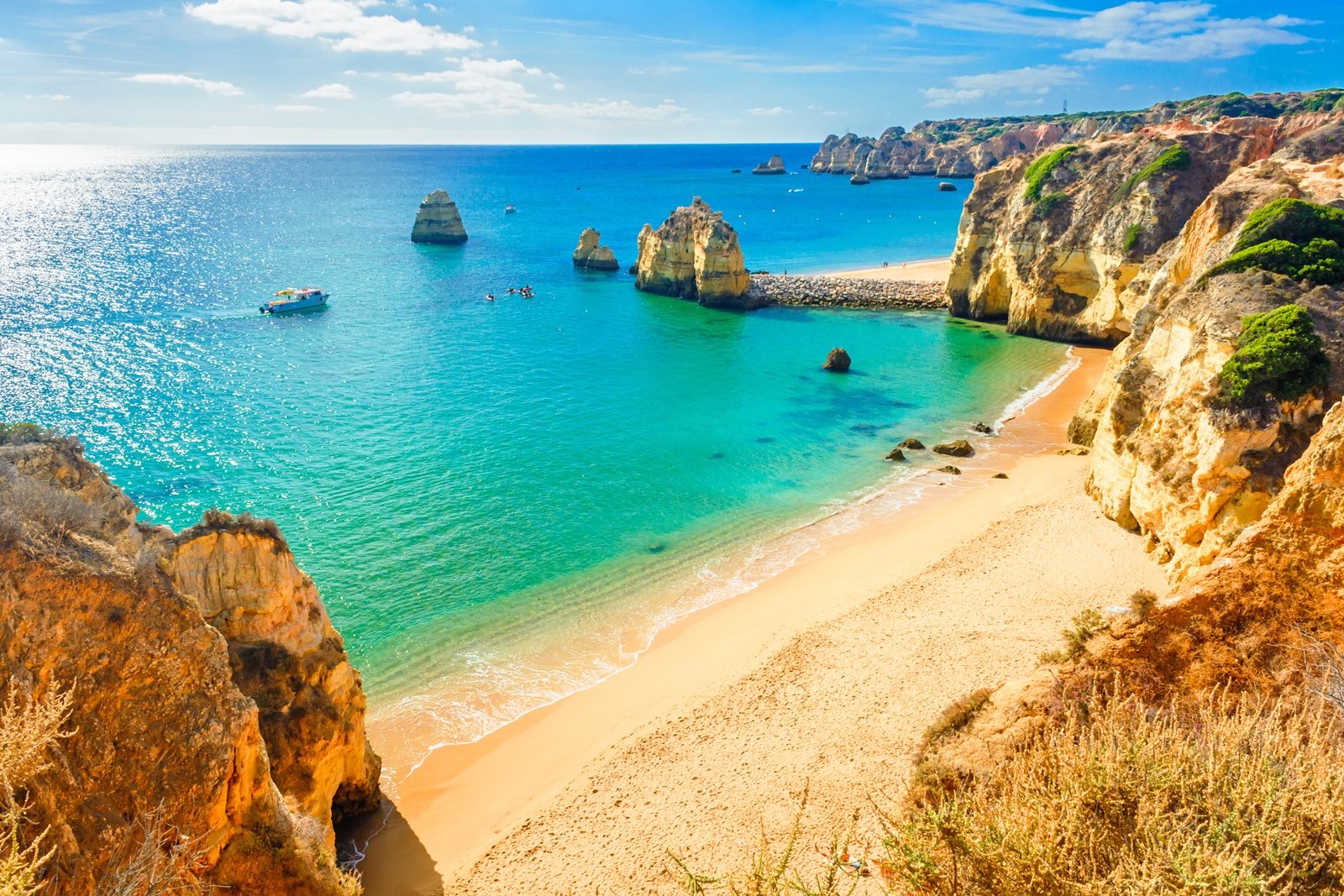 Rejs katamaranem wzdłuż wybrzeża Algarve