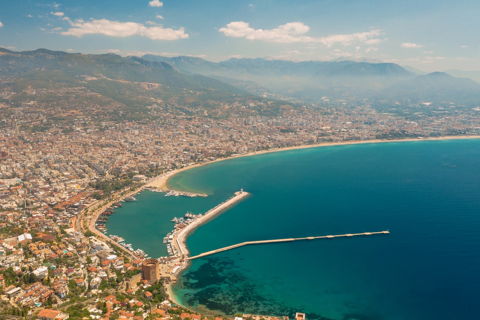 Prohlídka města Alanya při západu slunce (CZ)
