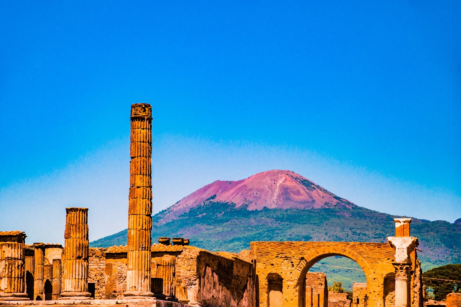 Pompeje i Wezuwiusz z północnej Kalabrii