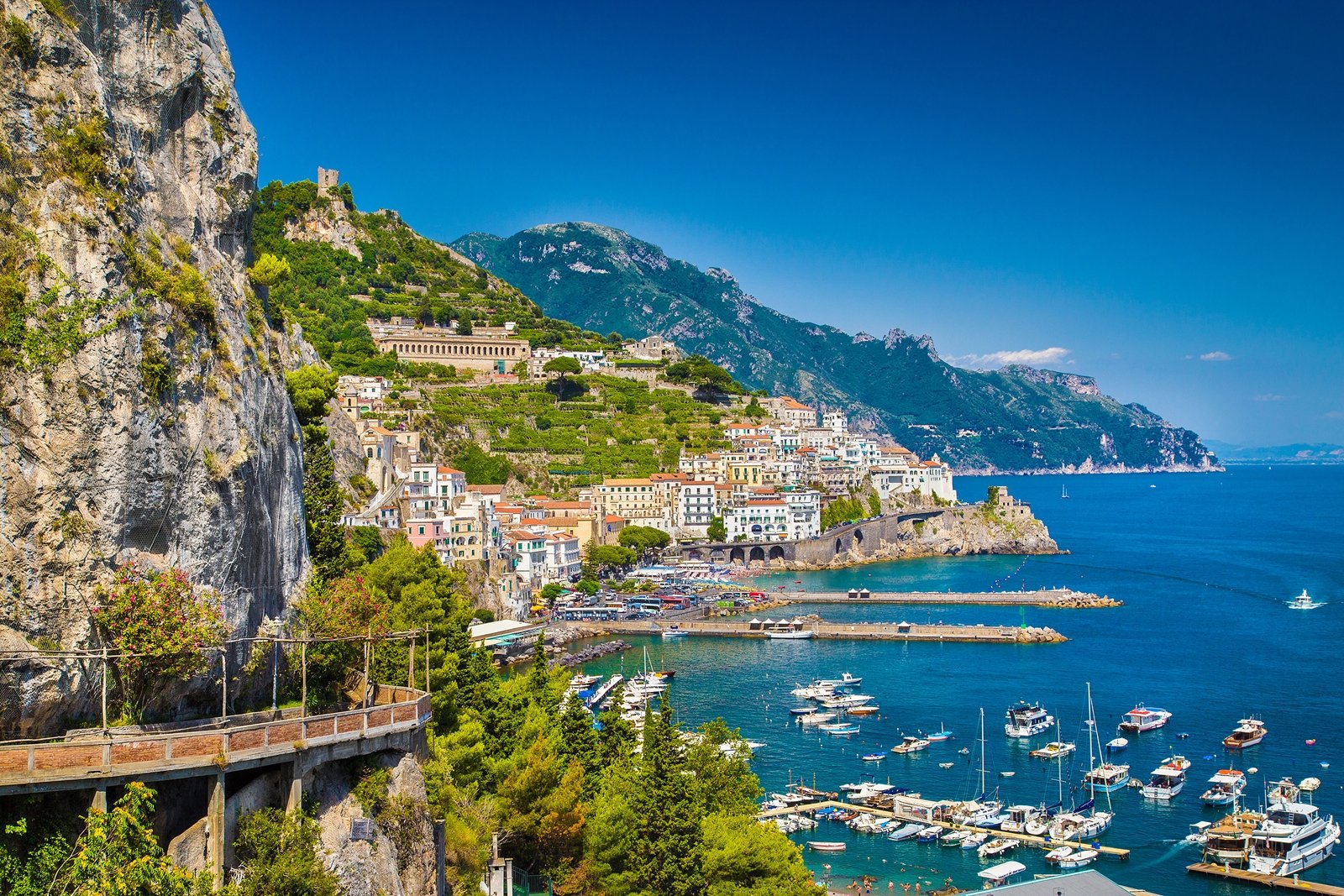 Sorrento piekraste, Pozitano un Amalfi laivu tūre