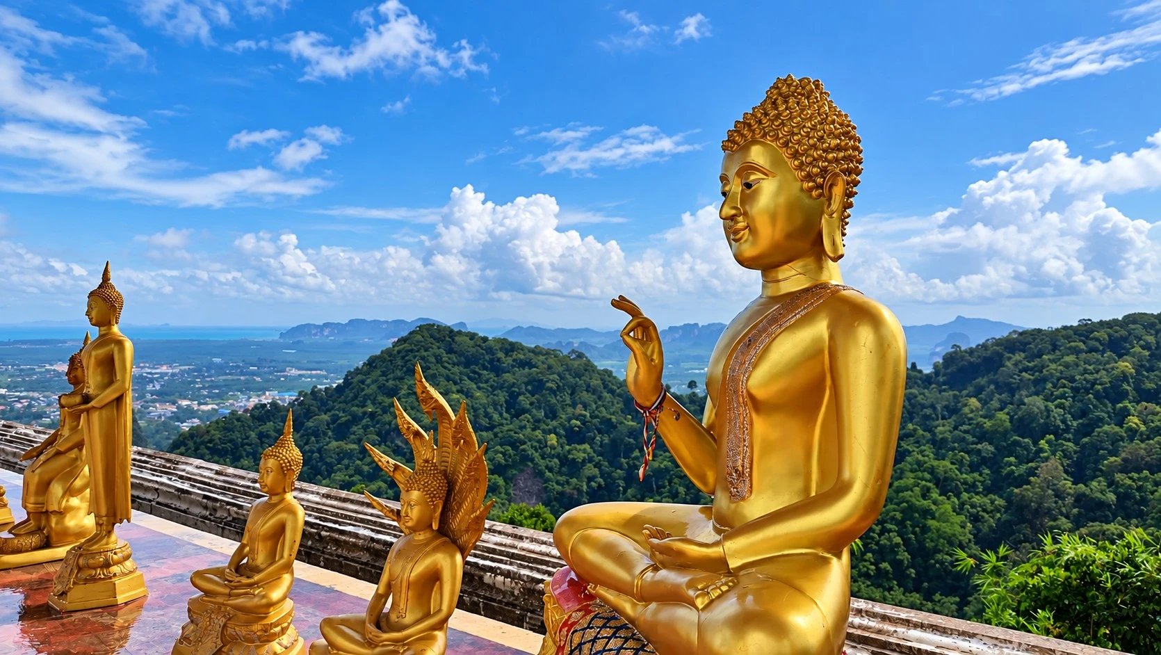 Krabi – gorące źródła, Szmaragdowa Laguna i Świątynia Tygrysa
