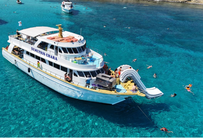  Akamas – popołudniowy rejs po Blue Lagoon i grill