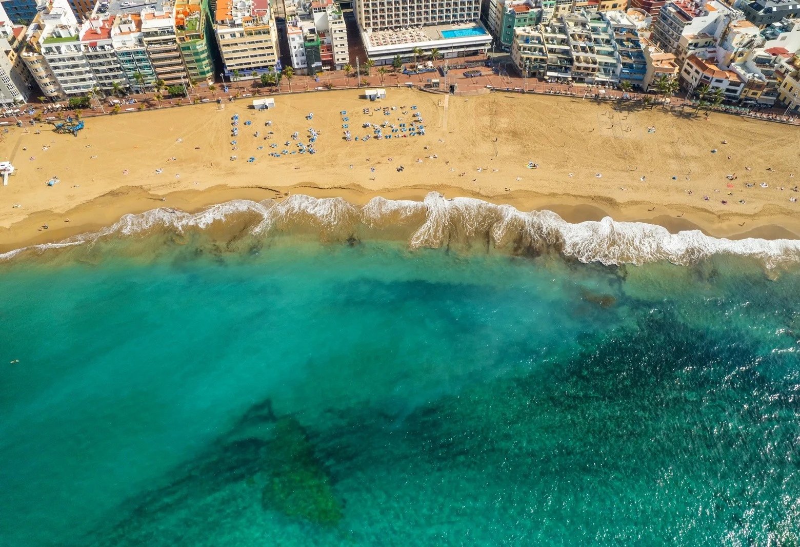 Ogrody botaniczne, plantacja bananów i Las Palmas z plażą Las Canteras