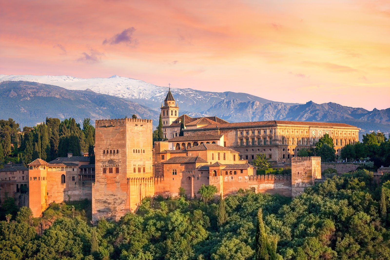 Granada i pałac Alhambra  (PL, CZ)