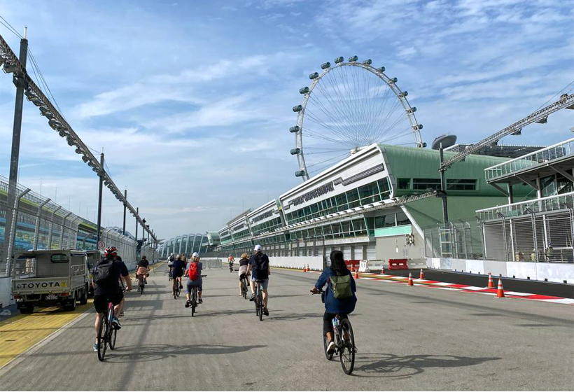Historická cyklistická prohlídka Singapuru