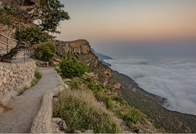 Salalah - dolina Wadi Darbat, Studnia Ptaków i góry Jabal Samhan