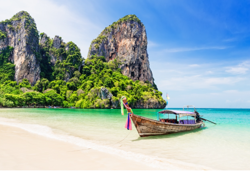 Wyspy Phi Phi łodzią motorową z Krabi