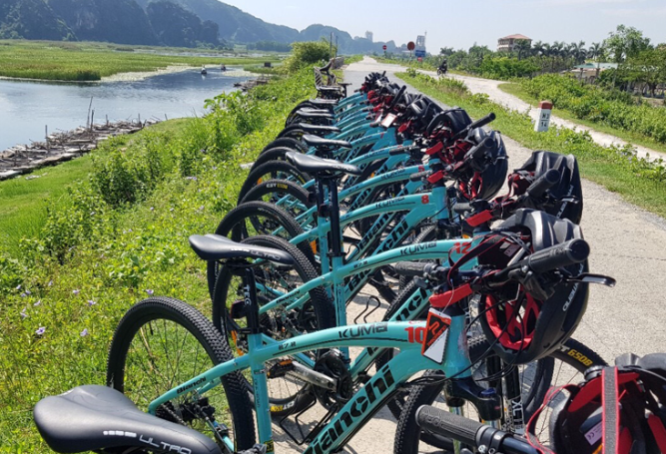 Wycieczka rowerowa przy rzece Red River 