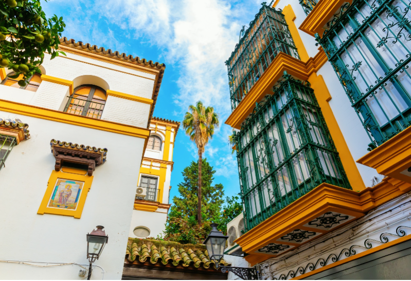 Prohlídka města Sevilla - Plaza de España a čtvrť Santa Cruz