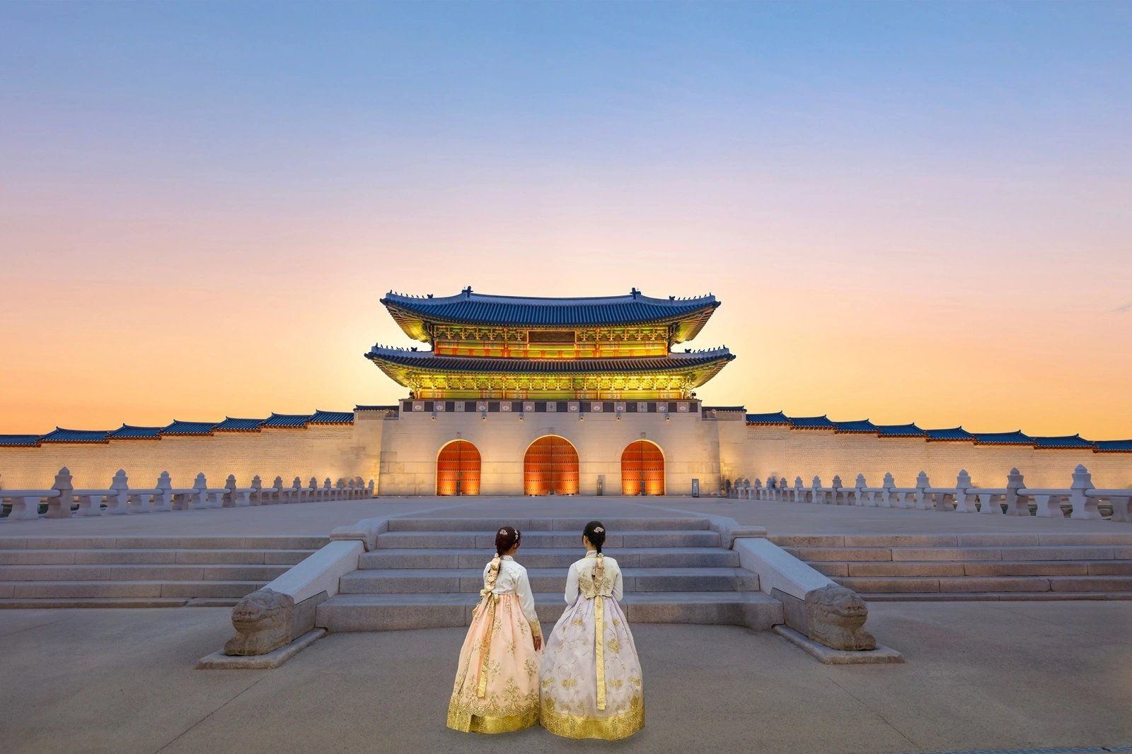 Seulo miesto apžvalginė ekskursija, įskaitant Gyeongbokgung rūmus, Šiaurės Seulo bokštą ir Namsangol Hanok kaimą