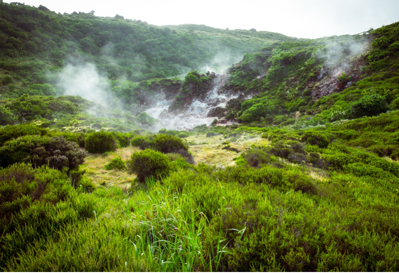 Trekking: Algar do Carvão i Furnas do Enxofre